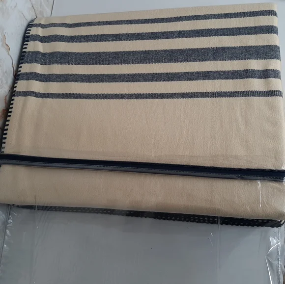 Ralph Lauren Waltham Stripe King Blanket MSRP $430 - Picture 8 of 15